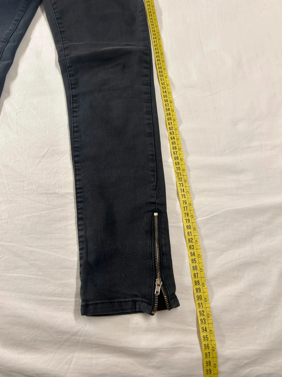 Zwarte slim vintage jeans – photo 4